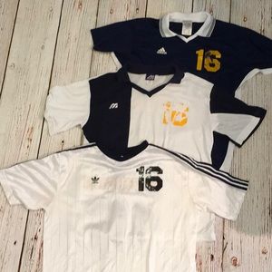 3 Vintage Michigan sports athletic shirts